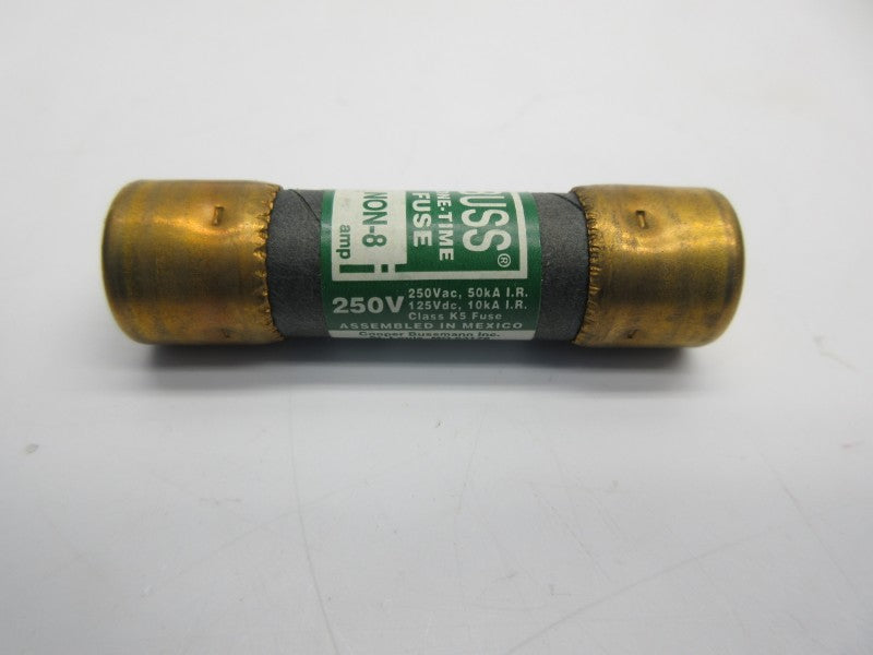 BUSSMANN NON-8 250VAC 8A (PKG OF 9) (WH/GR) NSMP