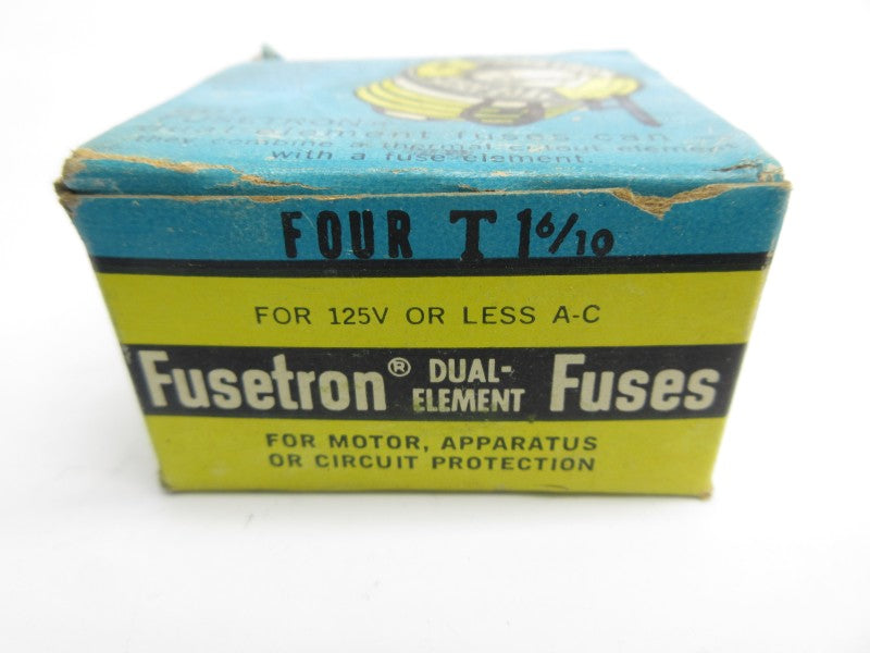 BUSSMANN T1-6/10 125VAC 1-6/10A (PKG OF 4) (BL/PK) NSMP