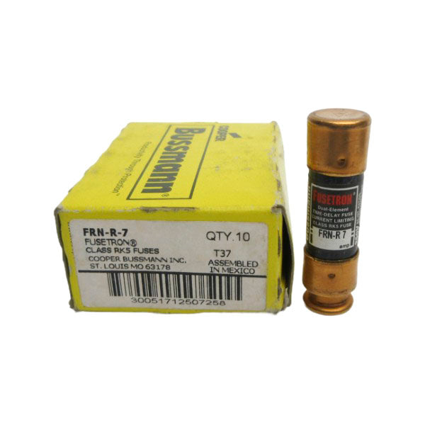 BUSSMANN FRN-R-7 250VAC 7A (PKG OF 10) (YL/BK) NSMP