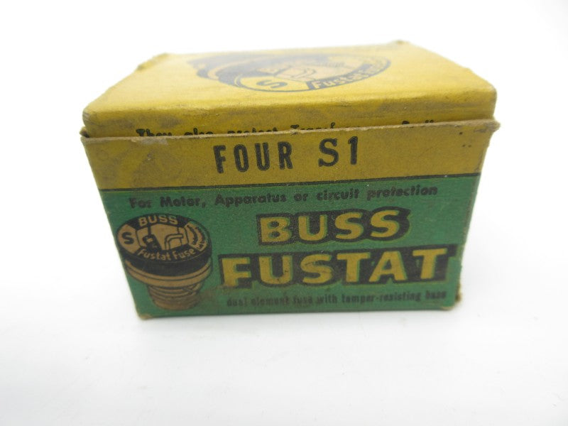 BUSSMANN S1 125VAC 1A (PKG OF 4) (GR/PK) NSMP