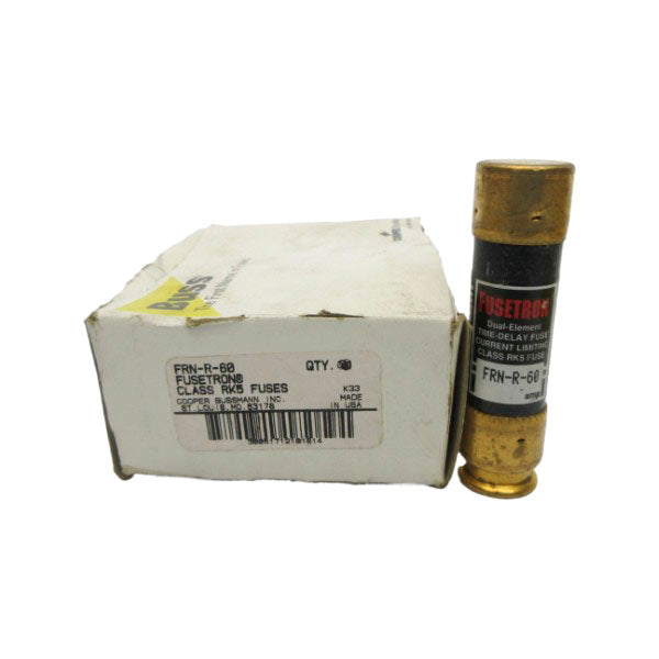 BUSSMANN FRN-R-60 250VAC 60A (PKG OF 7) (WH/BK) NSMP