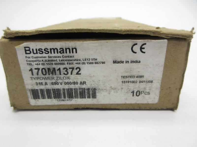 BUSSMANN 170M1372 700V 315A (PKG OF 10) (BROWN) NSMP