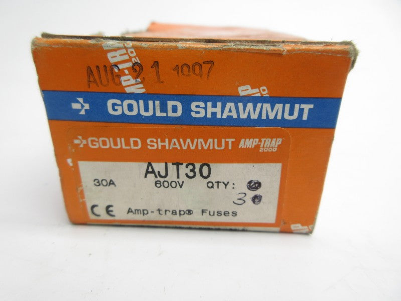 GOULD SHAWMUT AJT30 600VAC 30A (PKG OF 3) (ORANGE) NSMP
