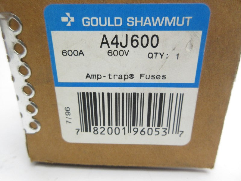 GOULD SHAWMUT A4J600 600VAC 600A (BR/OR) NSMP