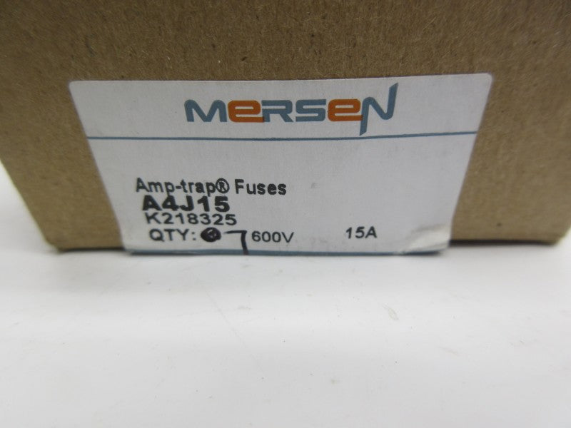 MERSEN A4J15 600VAC 15A (PKG OF 7) (BROWN) NSMP