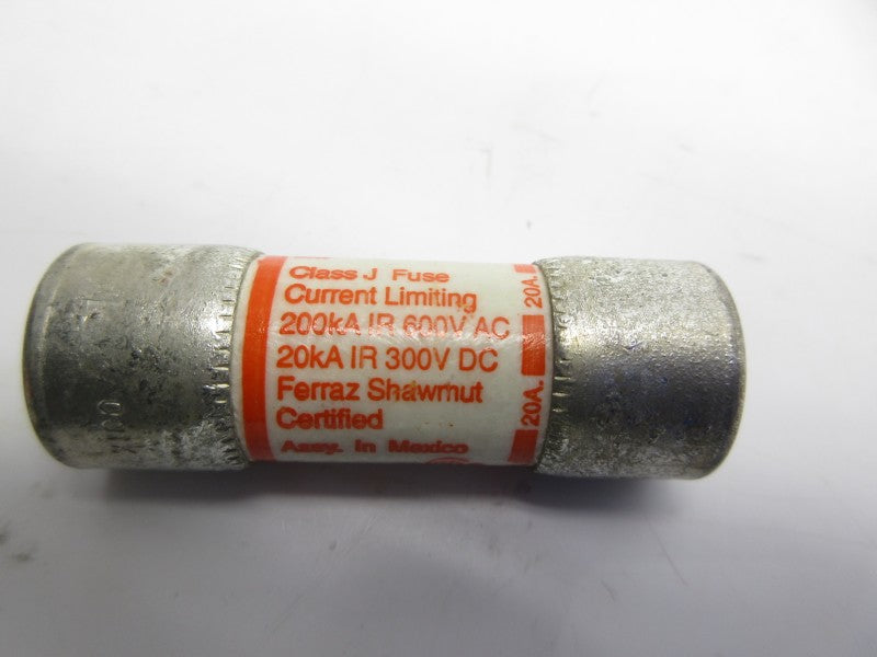 FERRAZ SHAWMUT A4J20 600VAC 20A (PKG OF 9) (WH/OR) NSMP