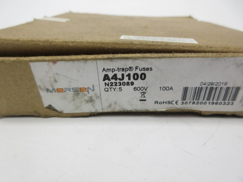 MERSEN A4J100 600VAC 100A (PKG OF 5) (BROWN) NSMP