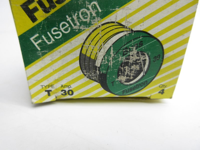 BUSSMANN T-30 125VAC 30A (PKG OF 4) (YL/GR) NSMP