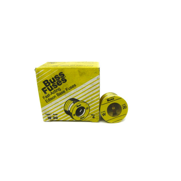 BUSSMANN W-20 125VAC 20A (PKG OF 4) (YL/YL) NSMP