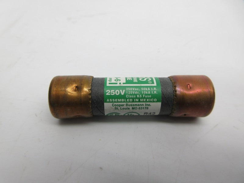 BUSSMANN NON-6 250VAC 6A (PKG OF 10) (WH/GR) NSMP