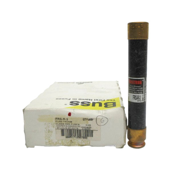 BUSSMANN FRS-R-3 600VAC 3A (PKG OF 10) (WH/BLK) NSMP