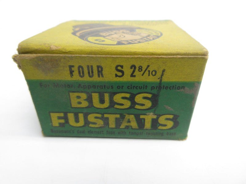 BUSSMANN S2-8/10 125VAC 2-8/10A (PKG OF 4) (GR/GY) NSMP
