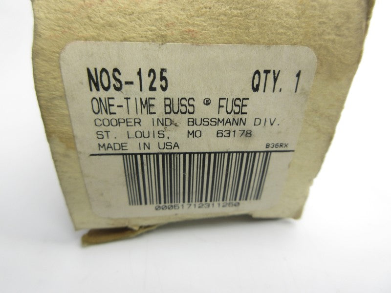 BUSSMANN NOS-125 600VAC 125A (WH/PK) NSMP