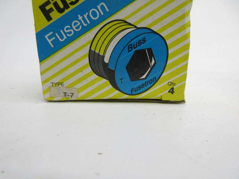 BUSSMANN T-7 125VAC 7A (PKG OF 4) (YL/BL) NSMP