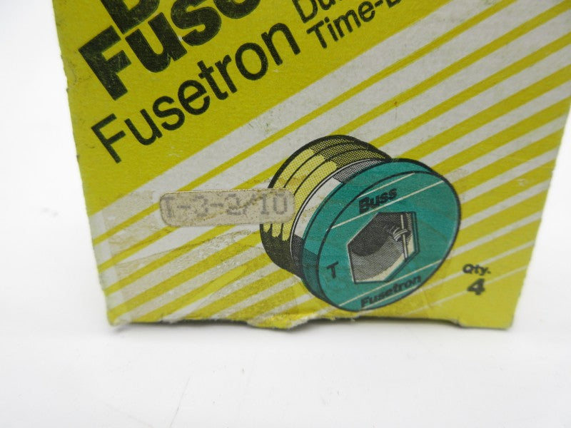 BUSSMANN T-3-2/10 125VAC 3-2/10A (PKG OF 4) (YL/GR) NSMP