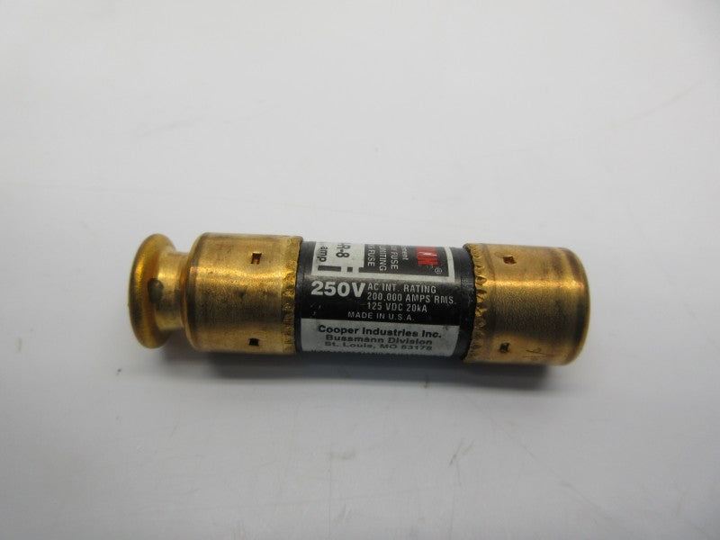 BUSSMANN FRN-R-8 250VAC 8A (PKG OF 5) (WH/BK) NSMP