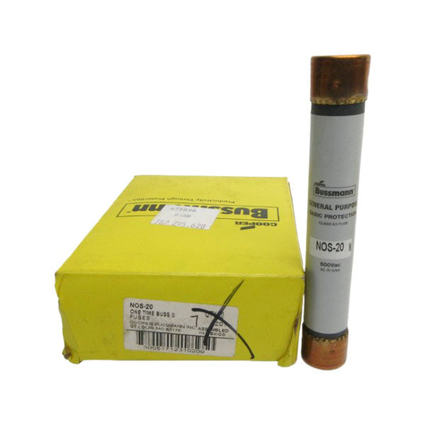BUSSMANN NOS-20 600VAC 20A (PKG OF 7) (YL/GY) NSMP