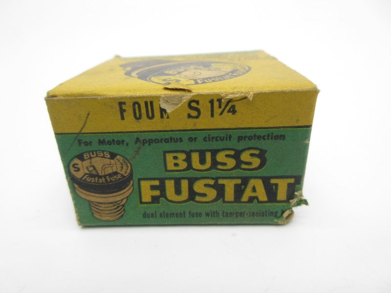 BUSSMANN S1-1/4 125VAC 1-1/4A (PKG OF 4) (GR/PK) NSMP