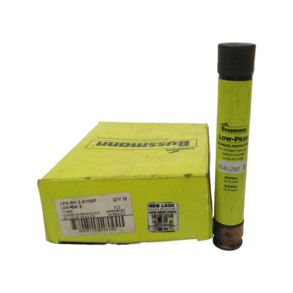 BUSSMANN LPS-RK-3-2/10SP 600VAC 3-2/10A (PKG OF 10) (YL/YL) NSMP