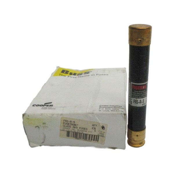 BUSSMANN FRS-R-5 600VAC 5A (PKG OF 9) (WH/BK) NSMP
