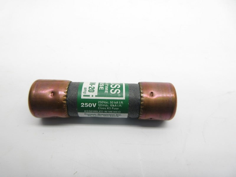 BUSSMANN NON-20 250VAC 20A (PKG OF 10) (YL/GR) NSMP