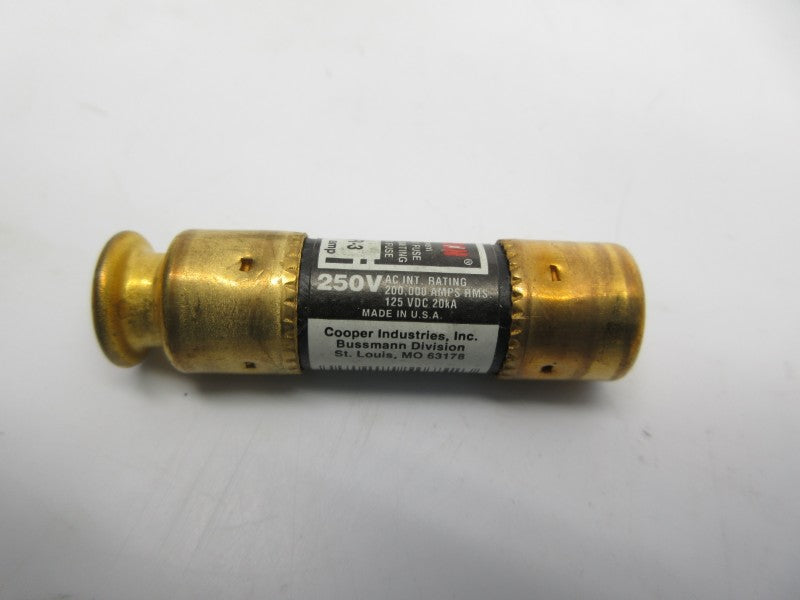 BUSSMANN FRN-R-3 250VAC 3A (PKG OF 9) (WH/BK) NSMP