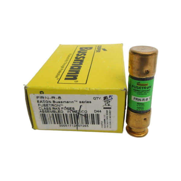 BUSSMANN FRN-R-8 250VAC 8A (PKG OF 5) (YL/GR) NSMP
