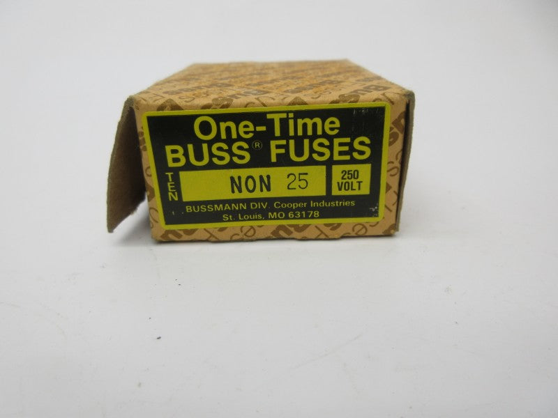 BUSSMANN NON-25 250VAC 25A (PKG OF 10) (BR/GR) NSMP