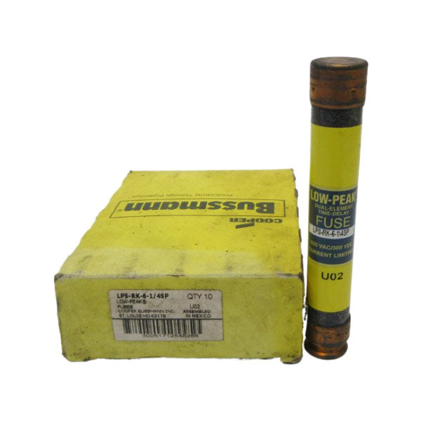 BUSSMANN LPS-RK-6-1/4SP 600VAC 6-1/4A (PKG OF 10) (YL/YL) NSMP