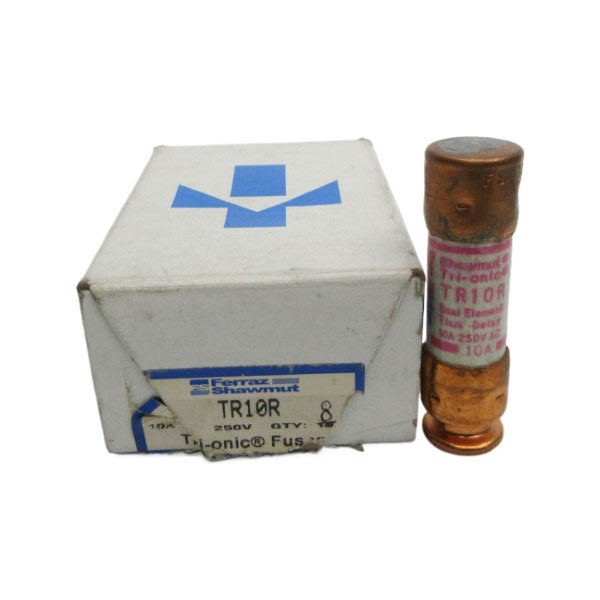 FERRAZ SHAWMUT TR10R 250VAC 10A (PKG OF 8) (WH/PK) NSMP