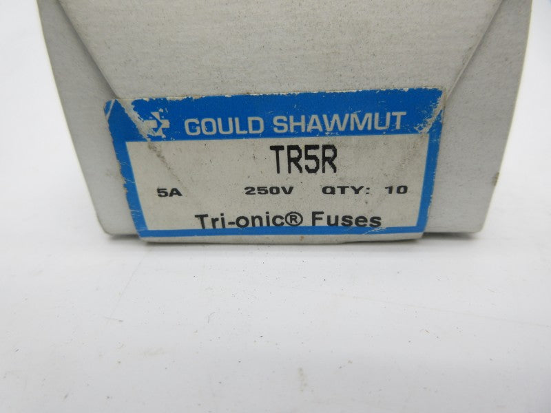 GOULD SHAWMUT TR5R 250VAC 5A (PKG OF 10) (WH/PK) NSMP