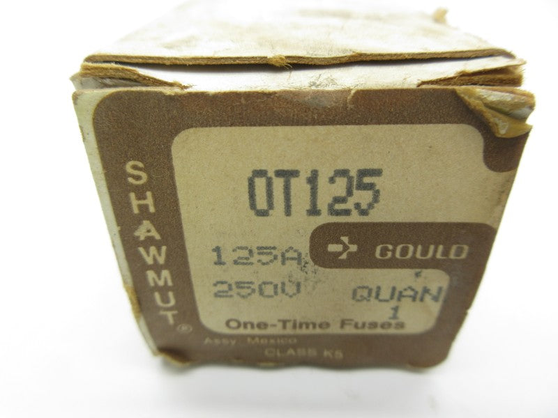 GOULD SHAWMUT OT125 250VAC 125A (WH/BR) NSMP