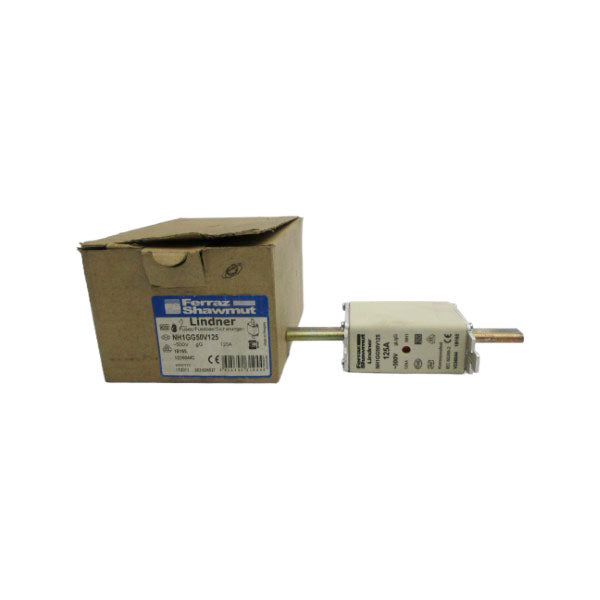 FERRAZ SHAWMUT NH1GG50V125 1B165 500V 125A (PKG OF 2) (BROWN) NSMP
