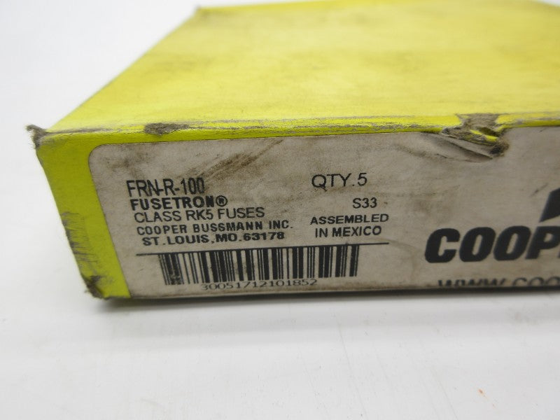 BUSSMANN FRN-R-100 100A (PKG OF 5) (YELLOW) NSFS