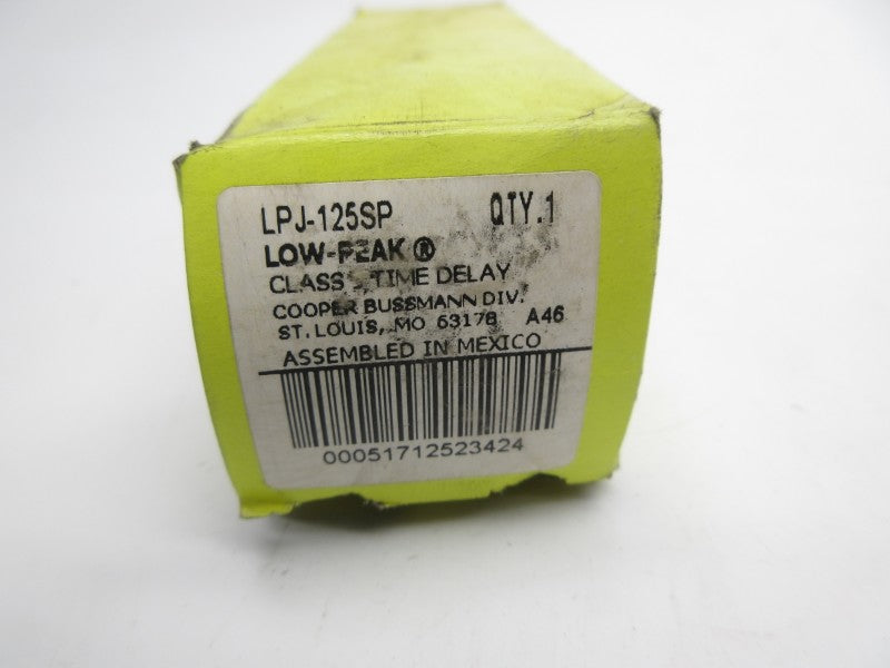BUSSMANN LPJ-125SP 600VAC 125A (YL/YL) NSMP