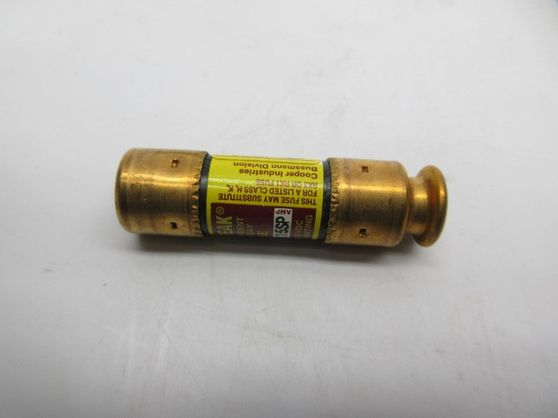 BUSSMANN LPN-RK-15SP 250VAC 15A (PKG OF 4) (YL/BR) NSMP