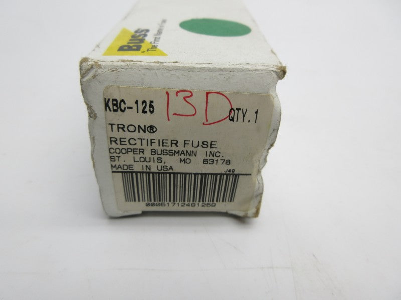 BUSSMANN KBC-125 600VAC 125A (WH/BL) NSMP
