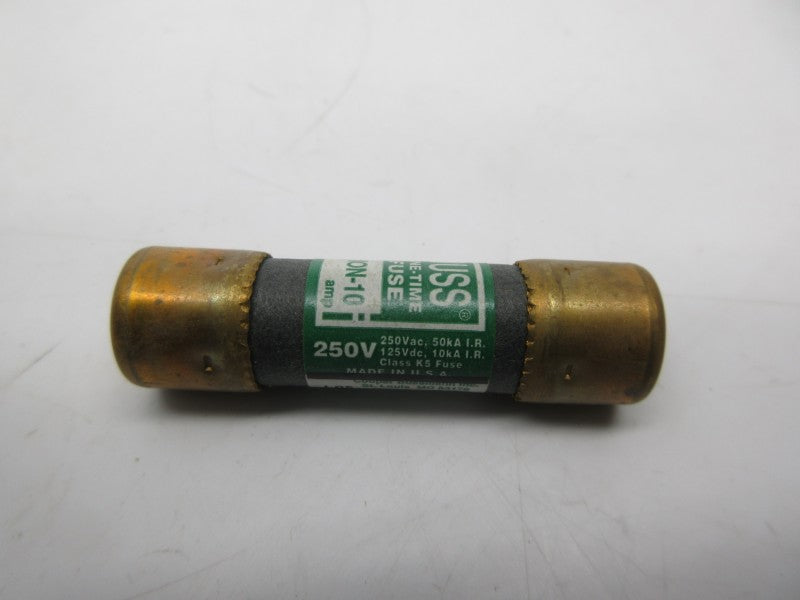 BUSSMANN NON-10 250VAC 10A (PKG OF 10) (WH/GR) NSMP