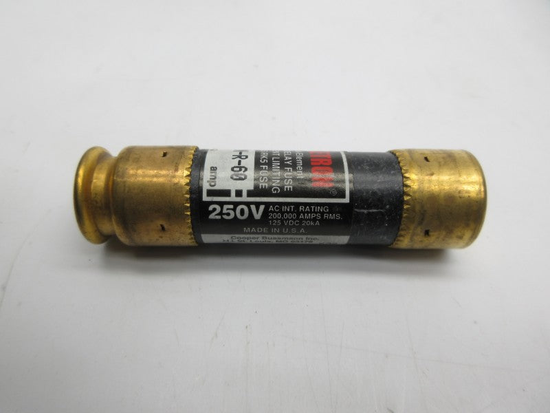 BUSSMANN FRN-R-60 250VAC 60A (PKG OF 10) (WH/BK) NSMP