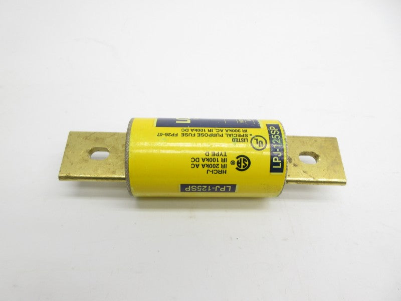 BUSSMANN LPJ-125SP 600VAC 125A (YL/BL) NSMP