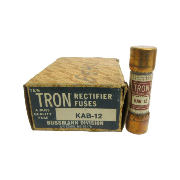 BUSSMANN KAB-12 250VAC 12A (PKG OF 10) (BR/RD) NSMP