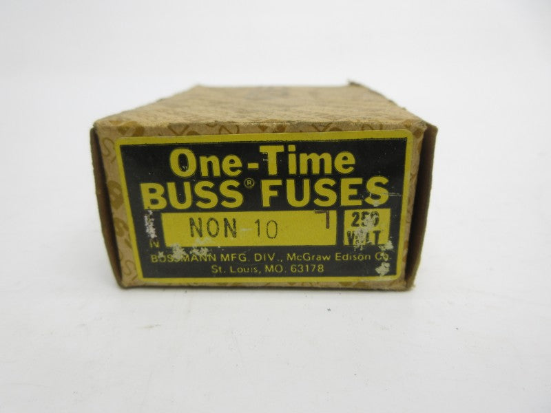 BUSSMANN NON-10 250VAC 10A (PKG OF 7) (BR/BL) NSMP