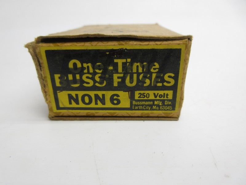 BUSSMANN NON-6 250VAC 6A (PKG OF 7) (BR/BL) NSMP