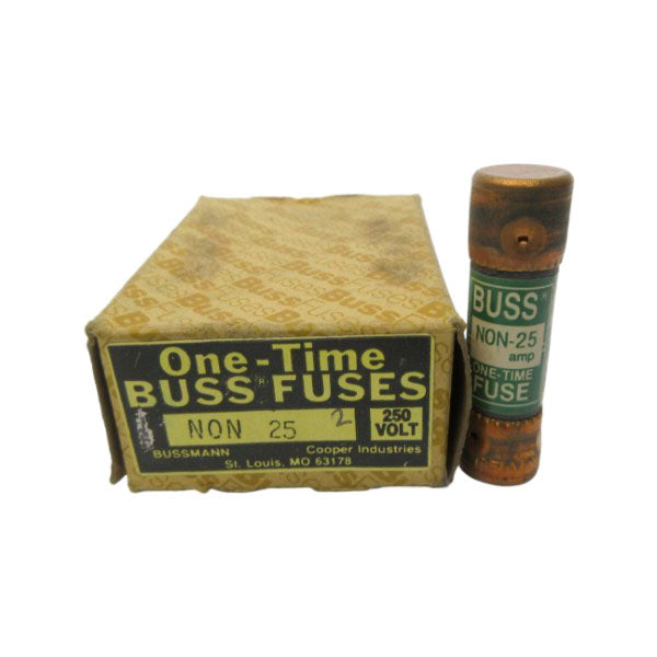 BUSSMANN NON-25 250VAC 25A (PKG OF 2) (BR/GR) NSMP