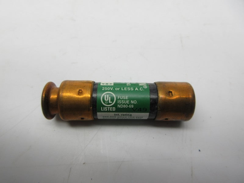 BUSSMANN KTN-R-6 250VAC 6A (PKG OF 10) (YL/GR) NSMP