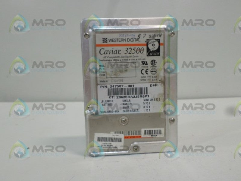 WESTERN DIGITAL CAVIAR 32500 WDAC32500-60H 99-004218-005 HARD DRIVE 2.5GB UNMP