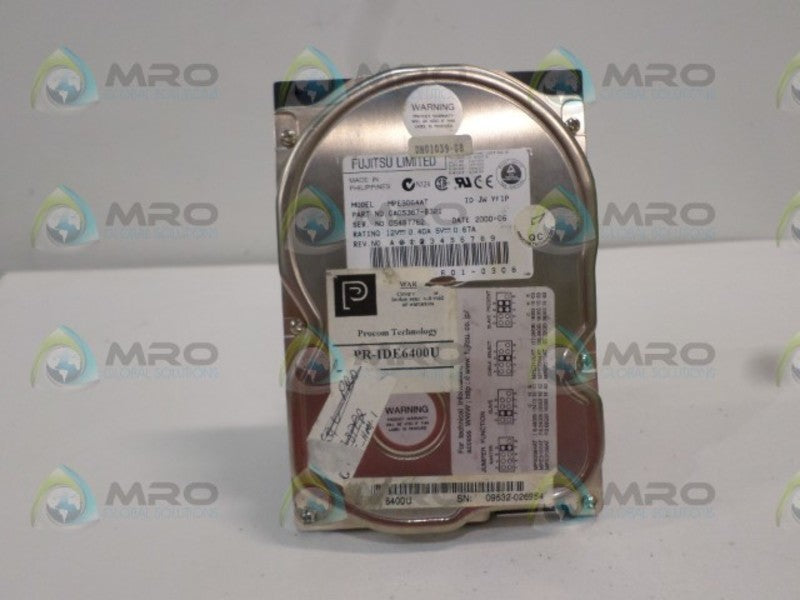 FUJITSU MPE3064AT CA05367-B321 HARD DRIVE UNMP