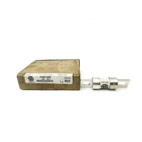 BUSSMANN FWH-40B 500VAC 40A (PKG OF 5) (BR/WH) NSMP