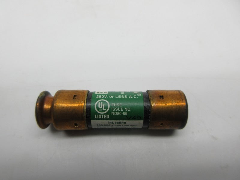 BUSSMANN KTN-R-6 250VAC 6A (PKG OF 6) (YL/GR) NSMP