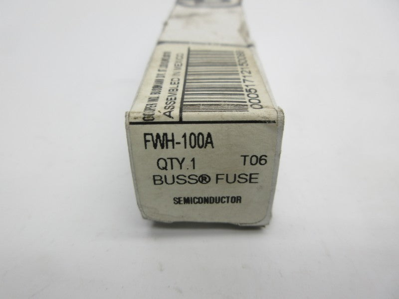 BUSSMANN FWH-100A 500VAC 100A (WH/WH) NSMP